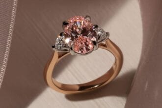 The Timeless Elegance of a Diamond and Pink Engagement Ring
