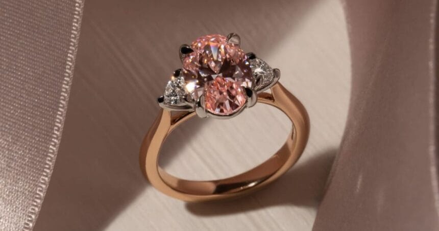 The Timeless Elegance of a Diamond and Pink Engagement Ring